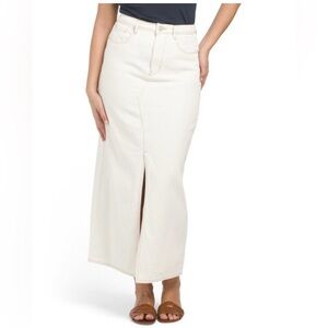 Blank NYC Cream Pencil Skirt